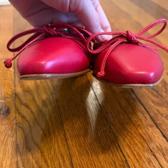 Manolo Blahnik square toe Ballerimu SZ 37 - Picture 2 of 7